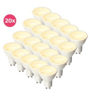 Confezione da 20 spot LED GU10 bianchi Antonie, 3W, 2700K