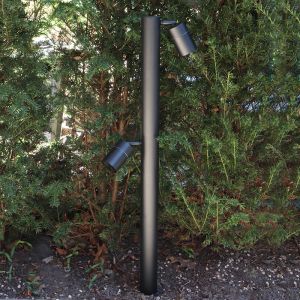 Lampada da esterno nera moderna, Clevor, IP44