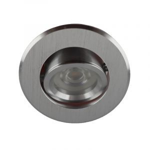 Mini faretto da incasso argento in alluminio, Bori