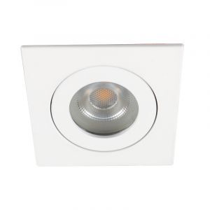Faretto da incasso per bagno bianco in alluminio, Dorx, IP44