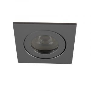 Faretto da incasso per bagno argento in alluminio, Dorx, IP44