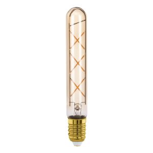 Lampada LED funzionale ambrata in vetro, Amstel