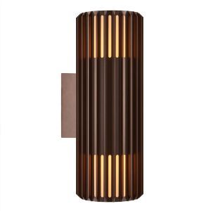 Lampada da esterno design marrone, Aludra, IP54