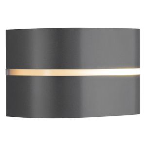 Lampada da esterno antracite in alluminio, Sibelis, IP44