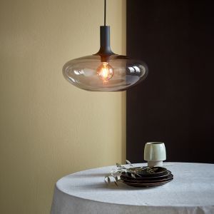 Lampada a sospensione design nera, Alton