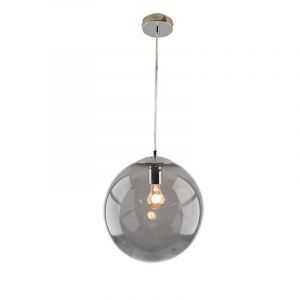 Lampada a sospensione cromata design, Dolf
