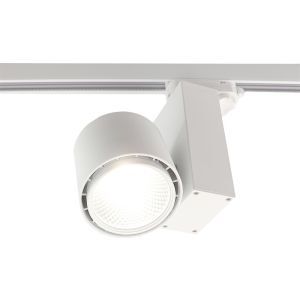 Bianco Bisolux Master B faretto a binario, driver Philips, 4000k, 20w, 36 gradi