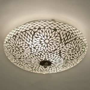 Plafoniera orientale trasparente in mosaico, Louay