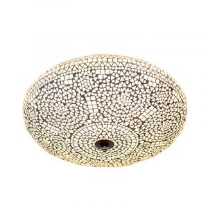 Plafoniera orientale trasparente in mosaico, Annas