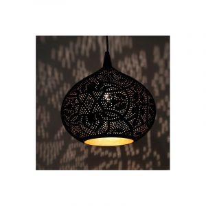 Lampada a sospensione orientale nera, Noah