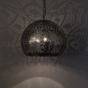 Lampada a sospensione orientale argenta, Kenza