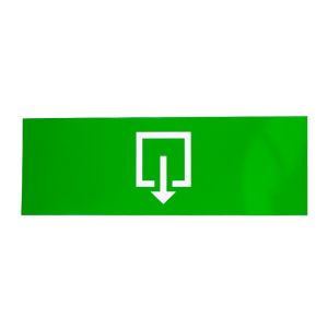 Adesivo illuminazione di emergenza, uscita