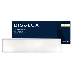 Pannello LED 30x120 - 135 lm/W - UGR<17 - 4000K - retroilluminato