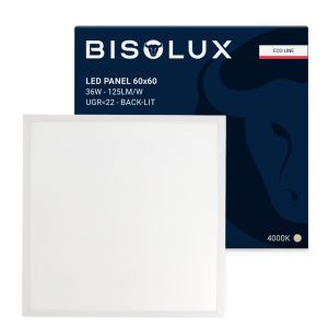 Pannello LED 60x60 - 125 lm/W - UGR<22 - 4000K - retroilluminato
