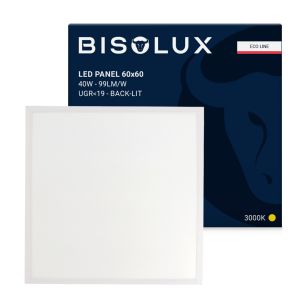 Pannello LED 60x60 - 40W - 3000K - UGR<19 - retroilluminato
