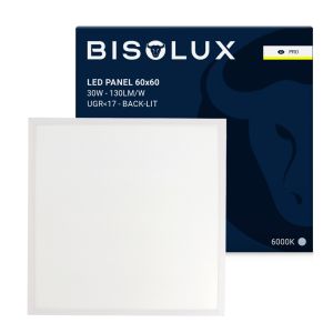 Pannello LED 60x60 - 135 lm/W - UGR<17 - 6000K - retroilluminato