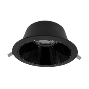 Downlight nero in alluminio, Maud, 16W, white switch LED, IP22