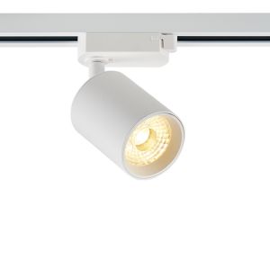 Faretto trifase bianco Jayla, 10W, 4000K, Pro