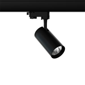 Faretto trifase nero Esmiralda, 10W, 3000K, Pro