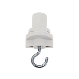 Adattatore trifase con gancio, bianco, Pro