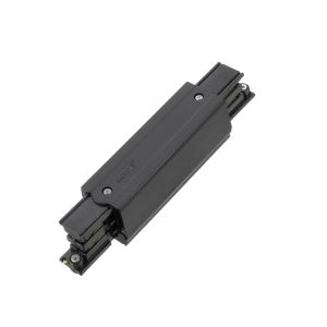 Connettore a forma di I per illuminazione di binari trifase, nero, Pro