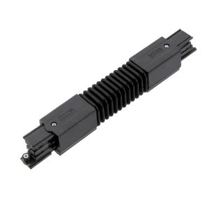 Connettore flessibile per illuminazione su binario trifase, nero, Pro