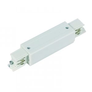 Connettore a I per illuminazione su binario trifase, bianco, Pro