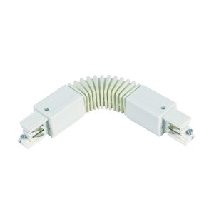 Connettore flessibile per illuminazione su binario trifase, bianco, Pro