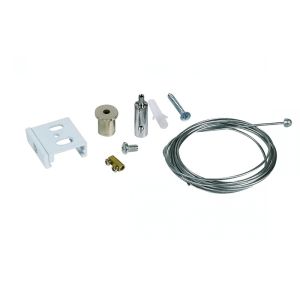 Set sospensione per illuminazione su binario trifase, 2 metri, bianco, Pro