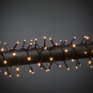 Luci di Natale da esterno a LED da 3 m, 40 luci bianche calde
