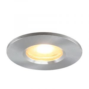 Faretto da incasso per bagno cromato moderno, Jule, IP65