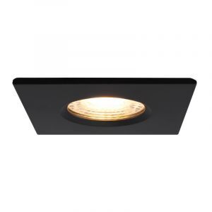 Faretto da incasso per bagno nero moderno, Jule, IP65