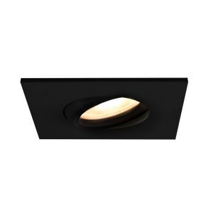 Faretto da incasso per bagno nero moderno, Jill, IP44