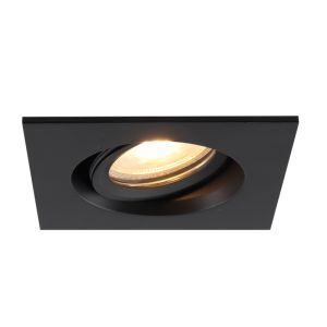 Faretto da incasso per bagno nero in alluminio, Jorin, IP65