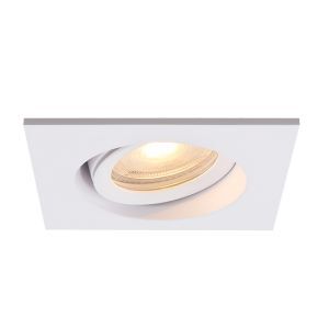 Faretto da incasso per bagno bianco in alluminio, Jorin, IP65