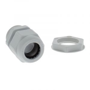 Pressacavo grigio M25 con dado, grigio, per 3