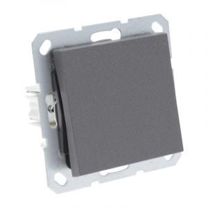 Interruttore Q-Link S-Line Croce da incasso, nero/antracite