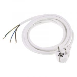 Cavo di collegamento a terra Q-Link, 2500w 3 x 1,0 mm. 2,5 m bianco
