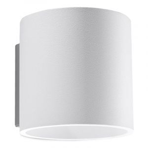 Lampada da parete up down in alluminio bianca, Amely