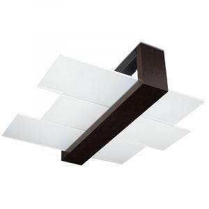 Lampada da soffitto in vetro marrone, Fouzia