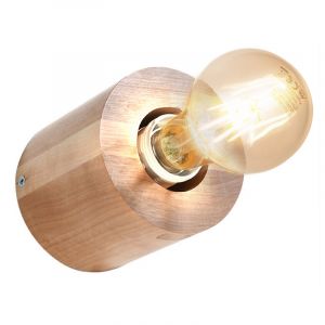 Faretto da parete in legno marrone, Anela