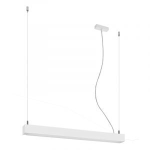 Lampada a sospensione in alluminio bianca, Mascha, 22W, 3000K LED