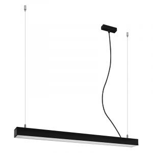 Lampada a sospensione in alluminio nera, Mascha, 31W, 3000K LED