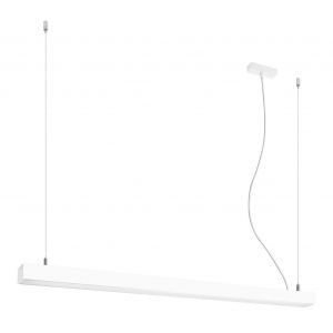 Lampada a sospensione in alluminio bianca, Mascha, 38W, 3000K LED