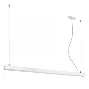 Lampada a sospensione in alluminio bianca, Mascha, 48W, 3000K LED