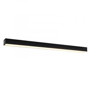 Applique da parete in alluminio nera, Mascha, 48W, 3000K LED