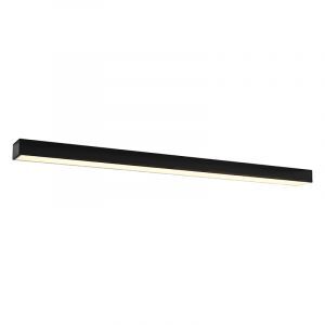 Lampada da soffitto in alluminio nera, Mascha, 48W, 3000K LED