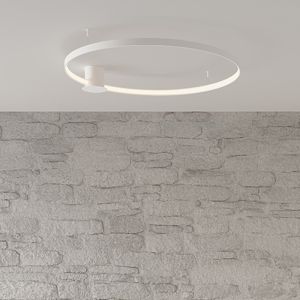 Plafoniera in alluminio bianca, Ringo, 30W, 3000K LED