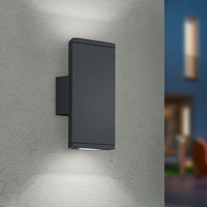 Lampada da esterno antracite in alluminio, Teresa, 3W, 3000K LED, IP54