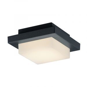 Lampada da esterno antracite in alluminio, Bletchley, 3,5W, 3000K LED, IP54